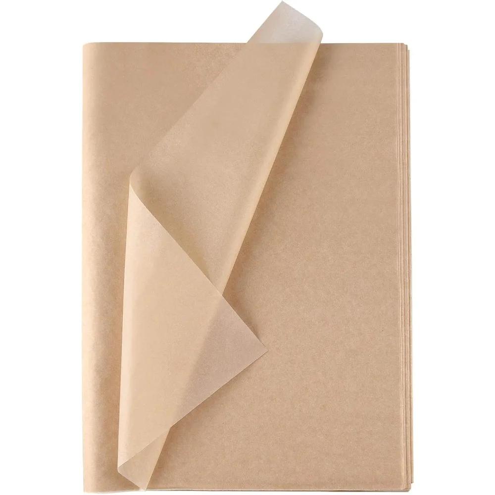 10 Blatt mehrfarbiges Kraft-Seidenpapier – sortiertes farbiges Geschenkpapier für Heimwerkerarbeiten, Geschenkverpackungen, Kunstprojekte Image