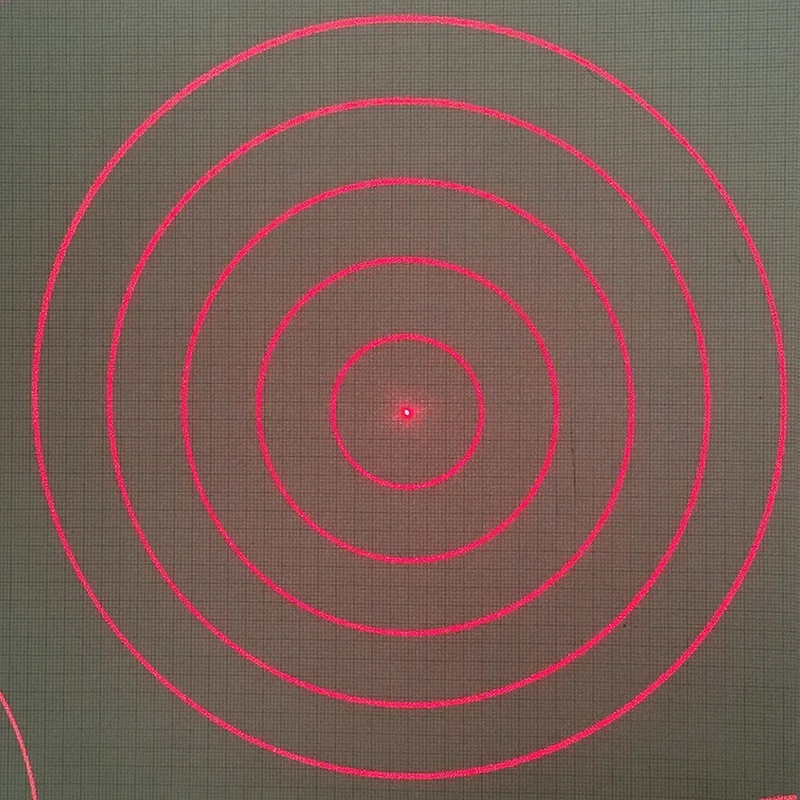 5 stücke Doe 5 Ringe konzentrische Kreise Laser optisches Element Haustier Gitter Beugung linse Image