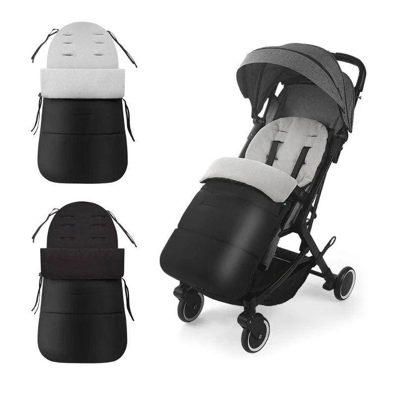 Wasserdichter Kinderwagen-Schlafsack, leichter Kinderwagen-Fußsack, winddichter Kinderwagen-Schlafsack, langlebig für Wärme und Image