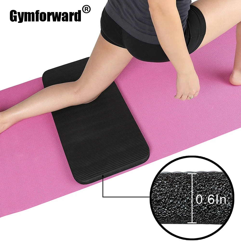 1,5 cm extra dicke Yoga-Knieschoner, rutschfeste Schaumstoff-Yoga-Pads, Fitness, Crossfit, Pilatus-Matte, Workout, Sport, Plankenkissen, Fitnessstudio-Ausrüstung Image