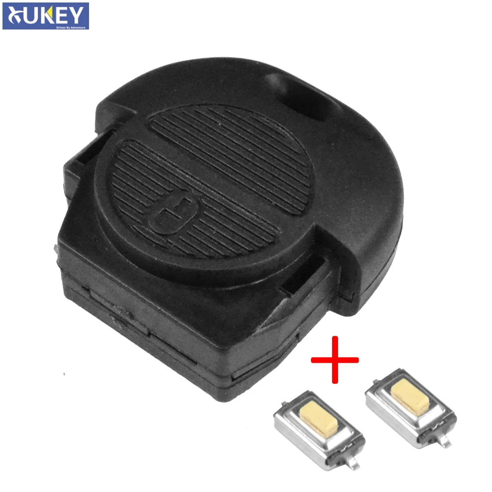 2-Tasten-Autoschlüssel-Fernbedienungsabdeckung Shell Fob Case für Nissan Micra Almera Primera X-Trail Navara Patrol Maxima Vanette Mikroschalter Image