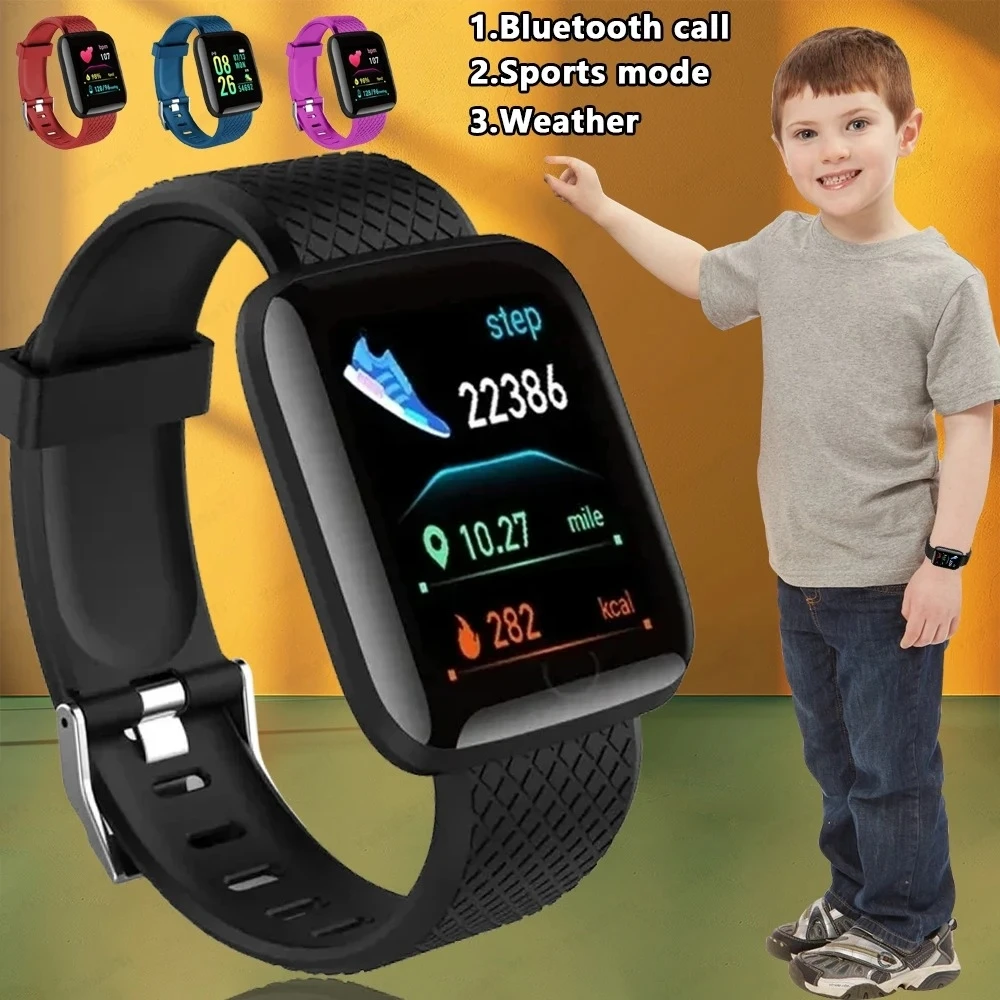 2024 neue Für Multifunktions Smart Uhr Kind Männer Frau Nachricht Erinnern Musik Steuerung Sport Schritt Kalorien 116 Smartwatch Wecker Image