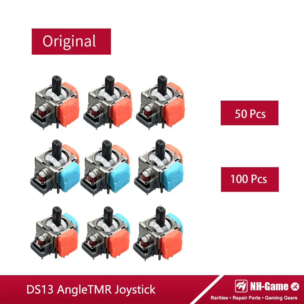 50/100PCS DS13 MAX 2nd Generation Winkel TMR Elektromagnetische Joystick Für PS4 für PS5 für Xbox Gamepad 3D Analog Stick Rocker