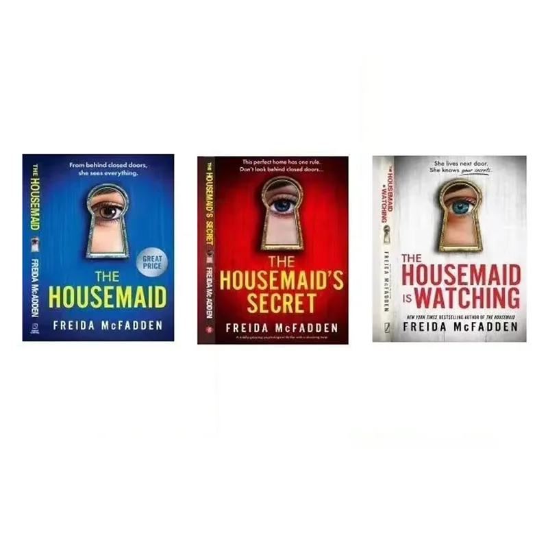3 Bücher/Set The Housemaid Vol.1/2/3 in englischen Romanbüchern Image
