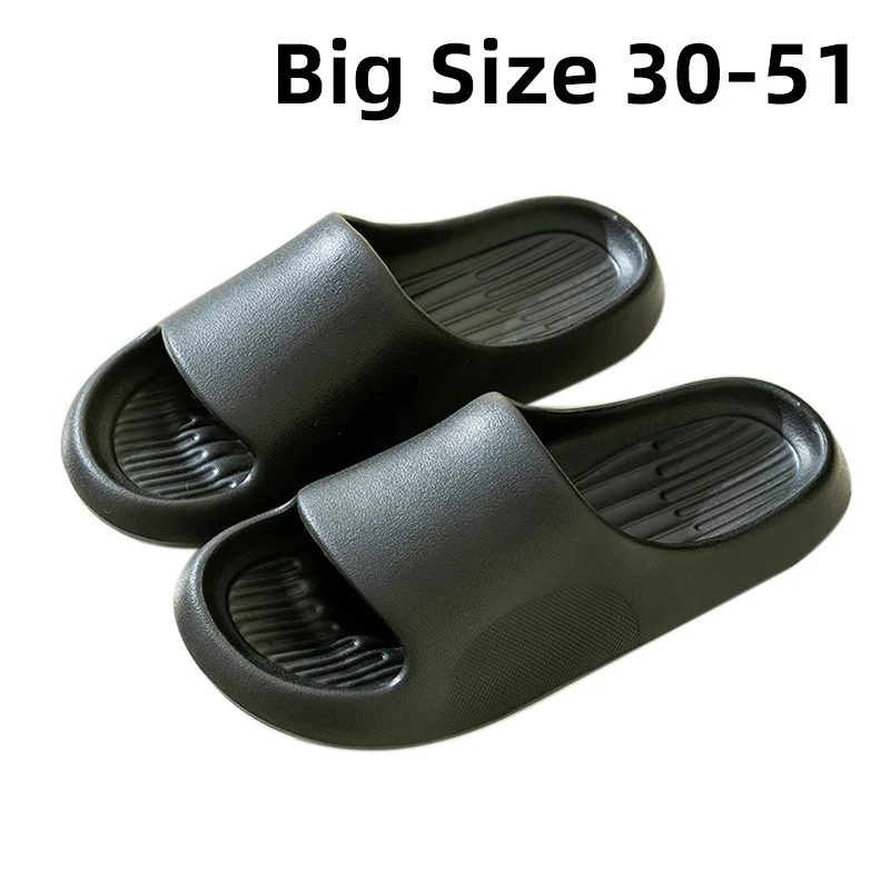 Große Größe 47 48 50 Männer Sommer Hausschuhe Indoor Eva Frauen Hausschuhe Sandalen Bad Flip Flops Schlafzimmer Flach rutschen
