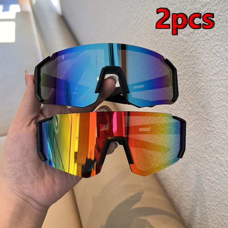 1/2 stücke Radfahren Sonnenbrille Frauen UV400 Sanddicht Augenschutz Sonnenbrille Outdoor Sport Goggle Schutz Anti Strahlung Objektiv Image