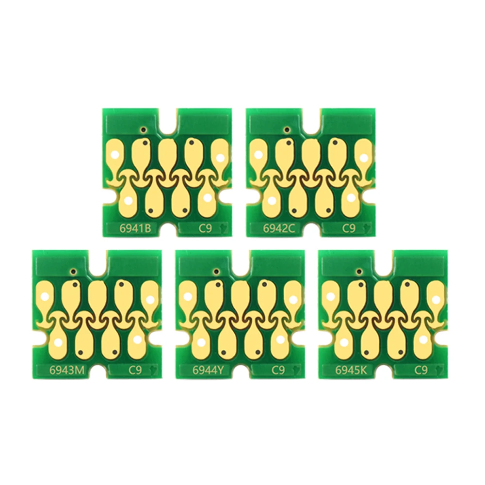 T6941-T6945 Patrone Chip Für Epson SureColor T3000 T5000 T7000 T3070 T5070 T7070 T3200 T5200 T7200 T3270 T5270 T7270 Drucker Image