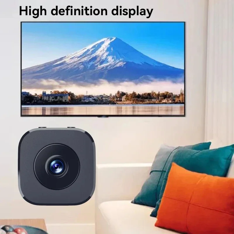 Mini-Sicherheitskamera 4K Full HD Kabellose WLAN-Kamera Überwachungskamera Zwei-Wege-Audio Bewegungserkennung Infrarot-Nachtsicht 2026 Image