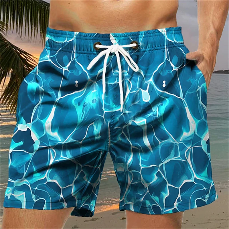Persönlichkeit Meerwasser 3D Gedruckt Shorts männer Hawaii Schwimmen Shorts Sommer Casual Urlaub Strand Badehose Kinder Übergroße Board Hosen Image