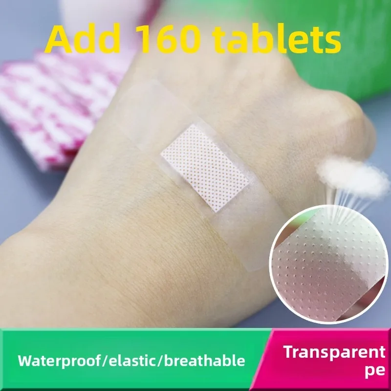 Sorgenfreies, wasserdichtes Pflaster – Transparenter, unsichtbarer, atmungsaktiver, medizinischer Wundverband für die Dusche, rutschfest Image