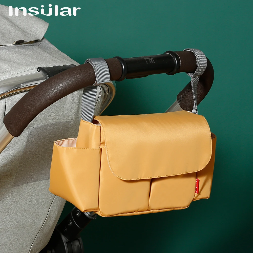 Baby Kinderwagen Tasche Kinderwagen Organizer Zubehör Kinderwagen Tasse Halter Abdeckung Trolley Organizer Tasche Reise Zubehör Image