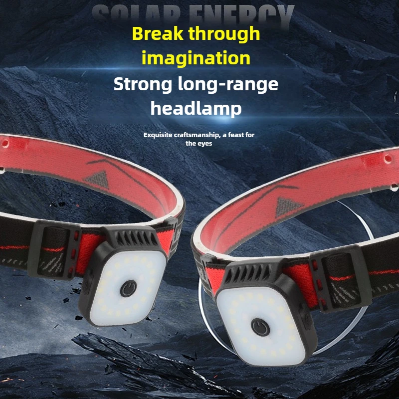 Scheinwerfer Lauflicht Outdoor Nachtlauf Wiederaufladbare Mini Tragbare Clip-On Tragbare Taschenlampe Neue Grenzüberschreitende Modell Image