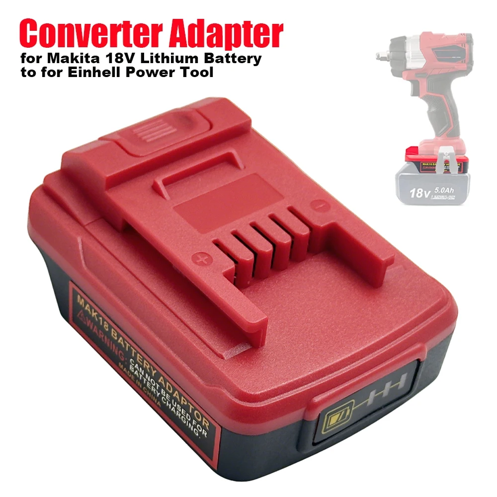 Adapter für Makita 18V Akku auf EINHELL 18V Werkzeug verwenden PD 22,5W QC3.0 USB-USBC-Anschluss im Lieferumfang enthalten (nur Versandadapter) Image