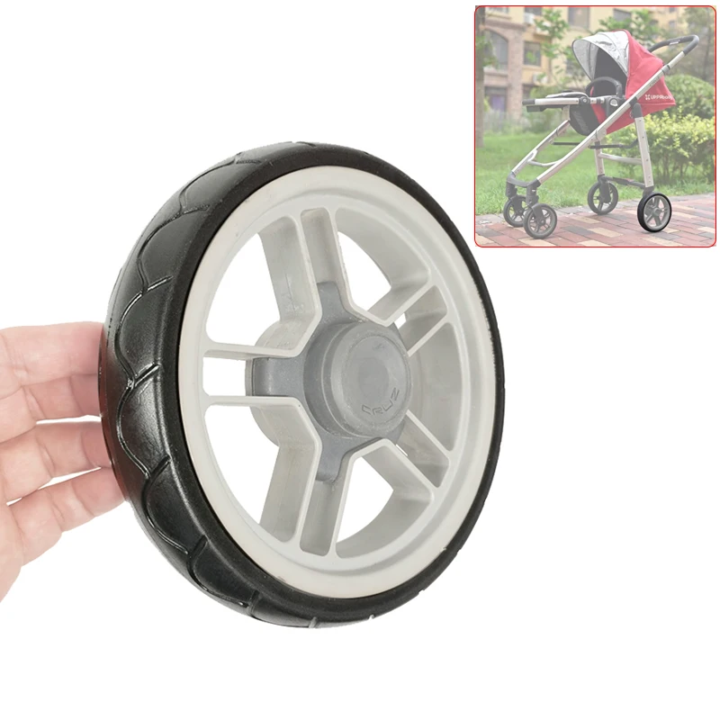 Kinderwagen Hinterreifen Für Uppababy Cruz V1 Kinderwagen Hinterrad PU Tubeless Reifen Abdeckung Rad Gehäuse Baby Buggy Ersetzen Zubehör Image