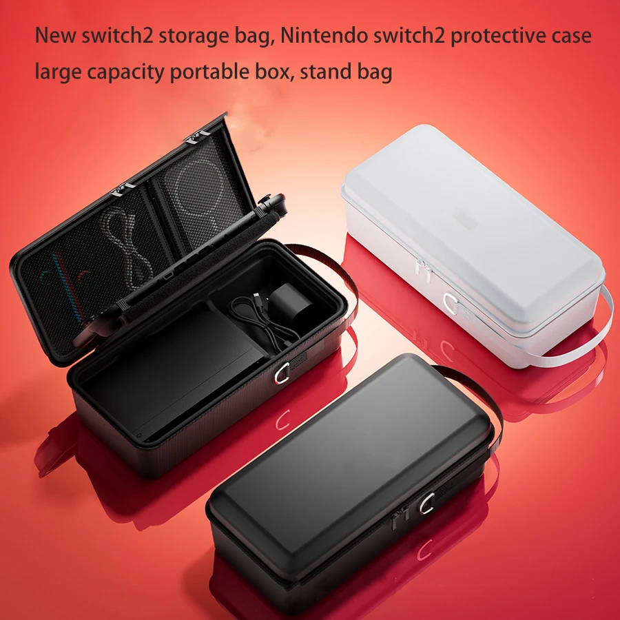 Neu für Switch 2, Aufbewahrungstasche mit OLED-Schutzhülle, tragbare Hartschalen-Halterungstasche mit großer Kapazität Image