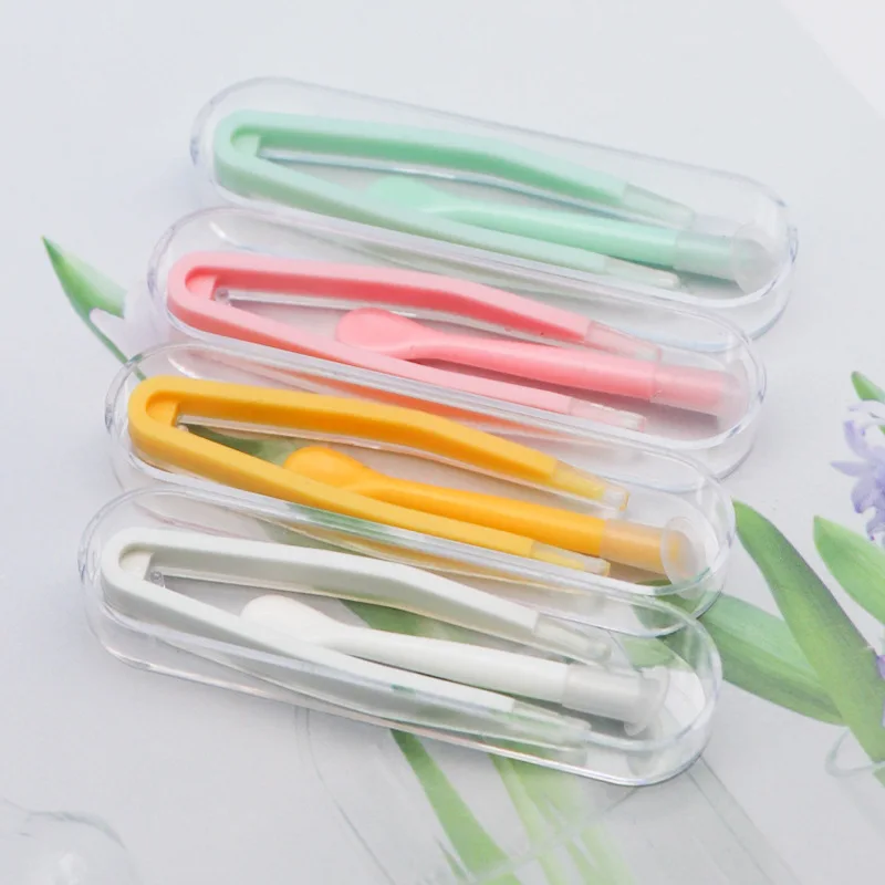 Multicolor Kontaktlinsen Pinzette und Saug-Stick für Spezielle Werkzeug Kontaktlinsen Inserter Entferner Mini Cantact Lense Box Image
