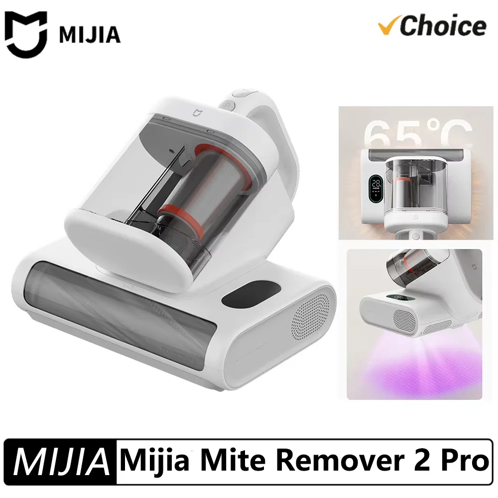 2025 Neuer Mijia Milbenentferner 2 Pro E401CN Doppelstaubbehälter-Design 72.000 Mal/min Hochfrequenz-Reinigung 16kPa Hurrikan Image