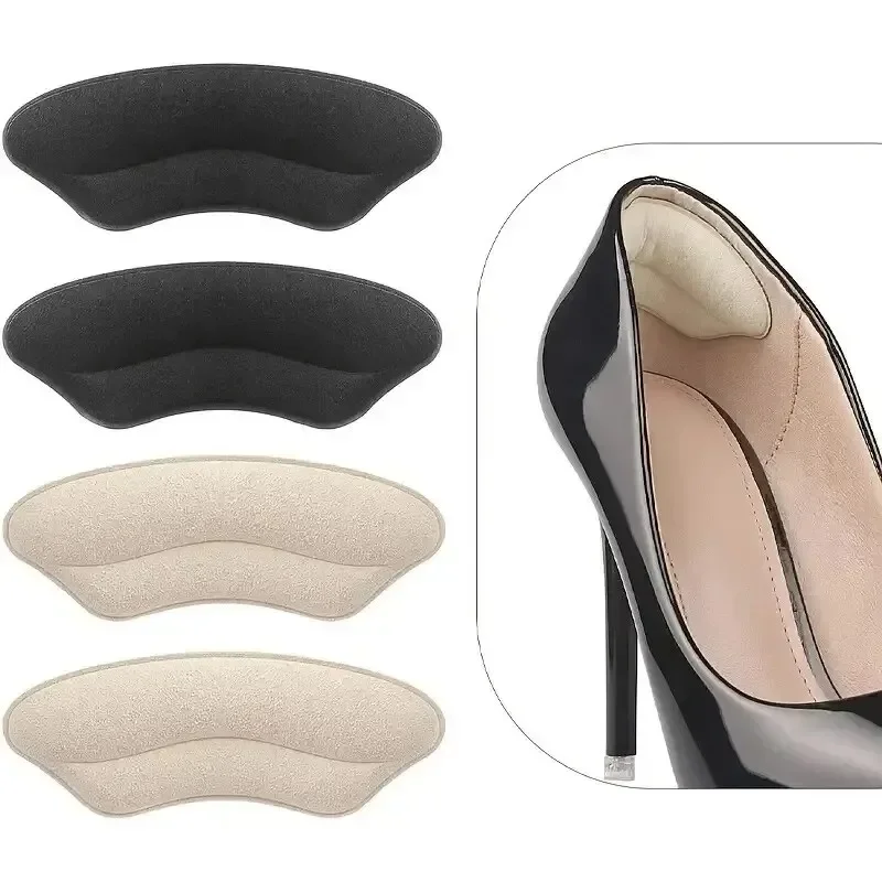 Fersenaufkleber für rutschfeste und reibungsfreie Fersenaufkleber verhindern das Verrutschen der Ferse und Reiben für High Heels. Verstellbare Einlegesohlen in halber Größe Image