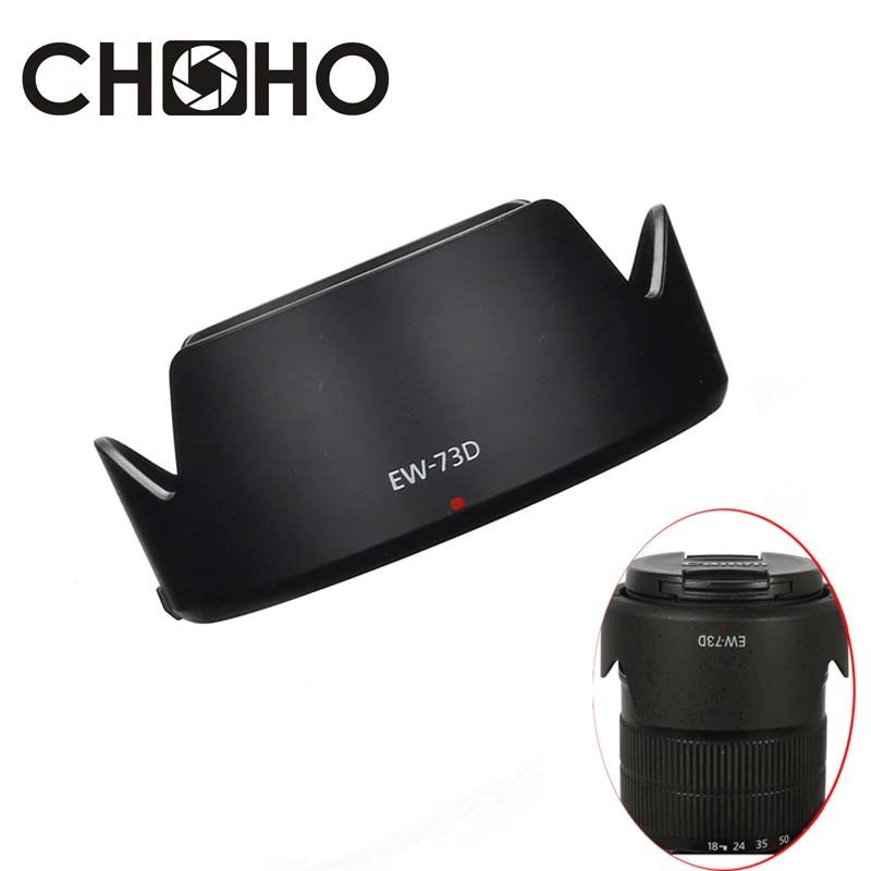 EW-73D 67mm ew 73D EW73D Gegenlichtblende Reversible Kamera Lente Zubehör für Canon 80D 7DII 7D2 77D 760D EF-S 18-135mm USM Image