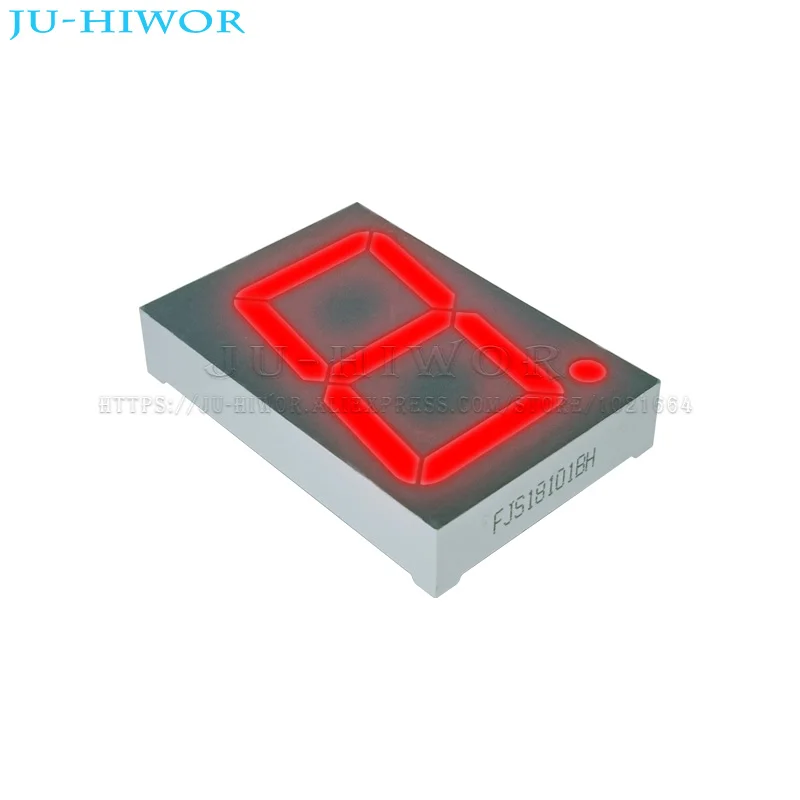10 Stück 1,8 Zoll 10 Pins 1 Ziffern Bit 7 Segment Rote LED Digitalanzeige Digitron 18101AH 18101BH Gemeinsame Anode Kathode C-C C-A Image