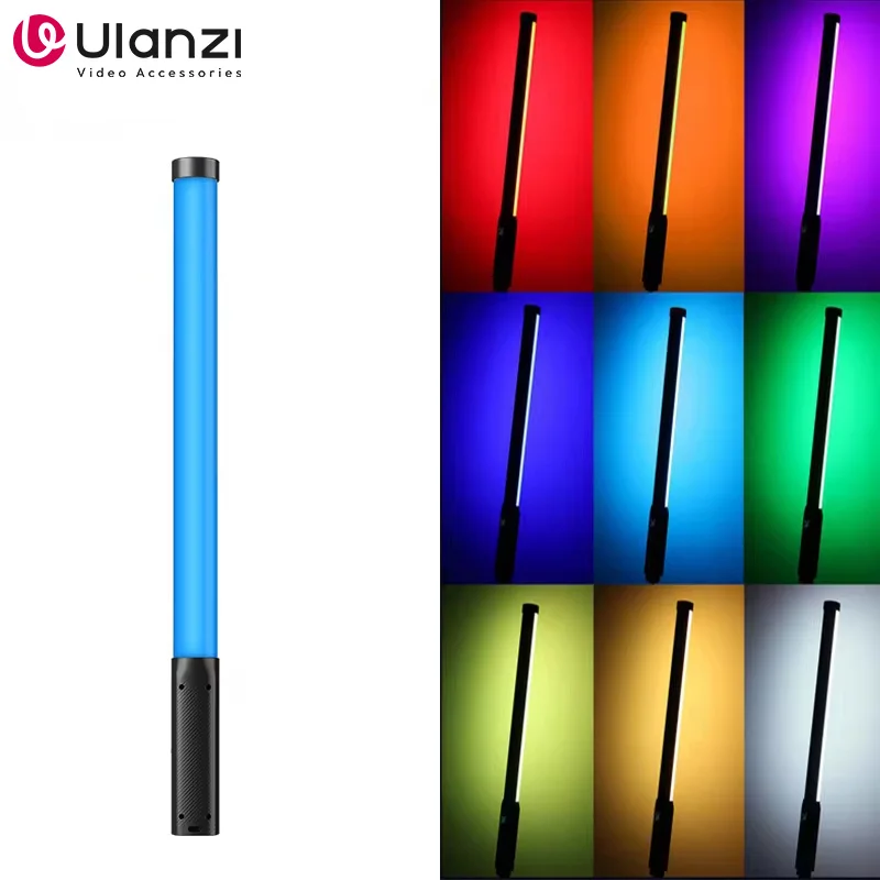 Ulanzi VL119 RGB-Röhrenlicht, tragbarer LED-Videolichtstab, buntes Stablicht, CRI 95+, 2500 K-9000 K, Fotografie-Studiobeleuchtung Image