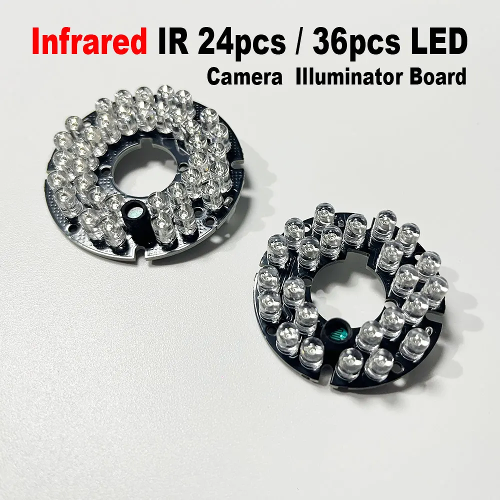 Nachtsicht-Infrarotlicht, 36 IR-LED-Platine für WLAN-IP-Kamera, Videokamera, kabellose 24-LED-Beleuchtungsplatte, Sicherheitskamera