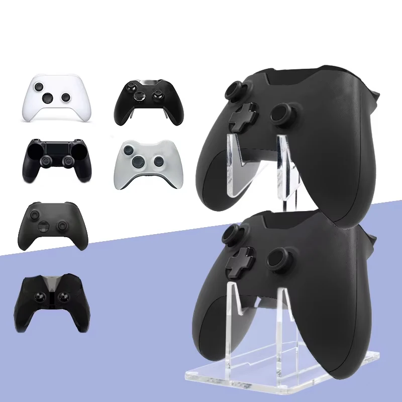 Universeller 2-lagiger Controller-Halter und Kopfhörerhalter, Spielzubehör, PS5, PS4, Aufbewahrungshalter, transparent Image