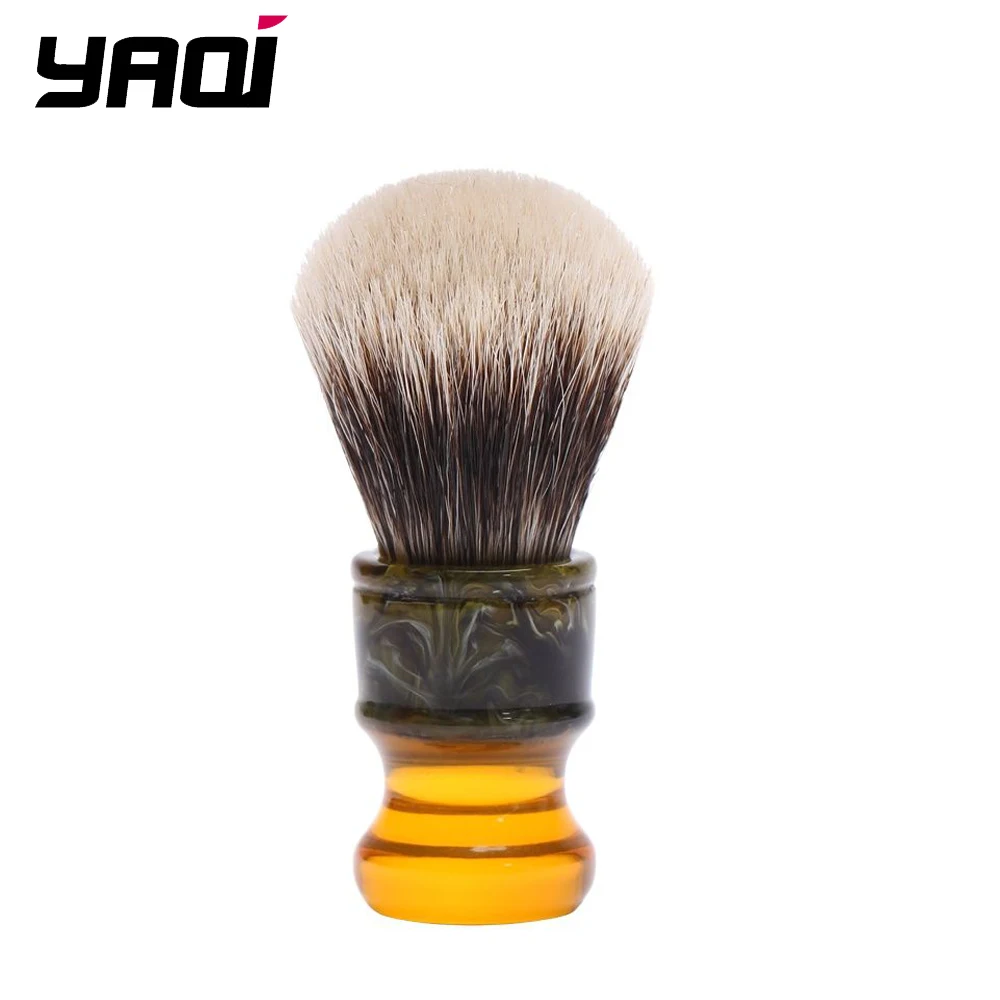 YAQI 22MM Sagrada Familia Two Band Badger Hair Resin Handle Men Wet Shave Brushes Image