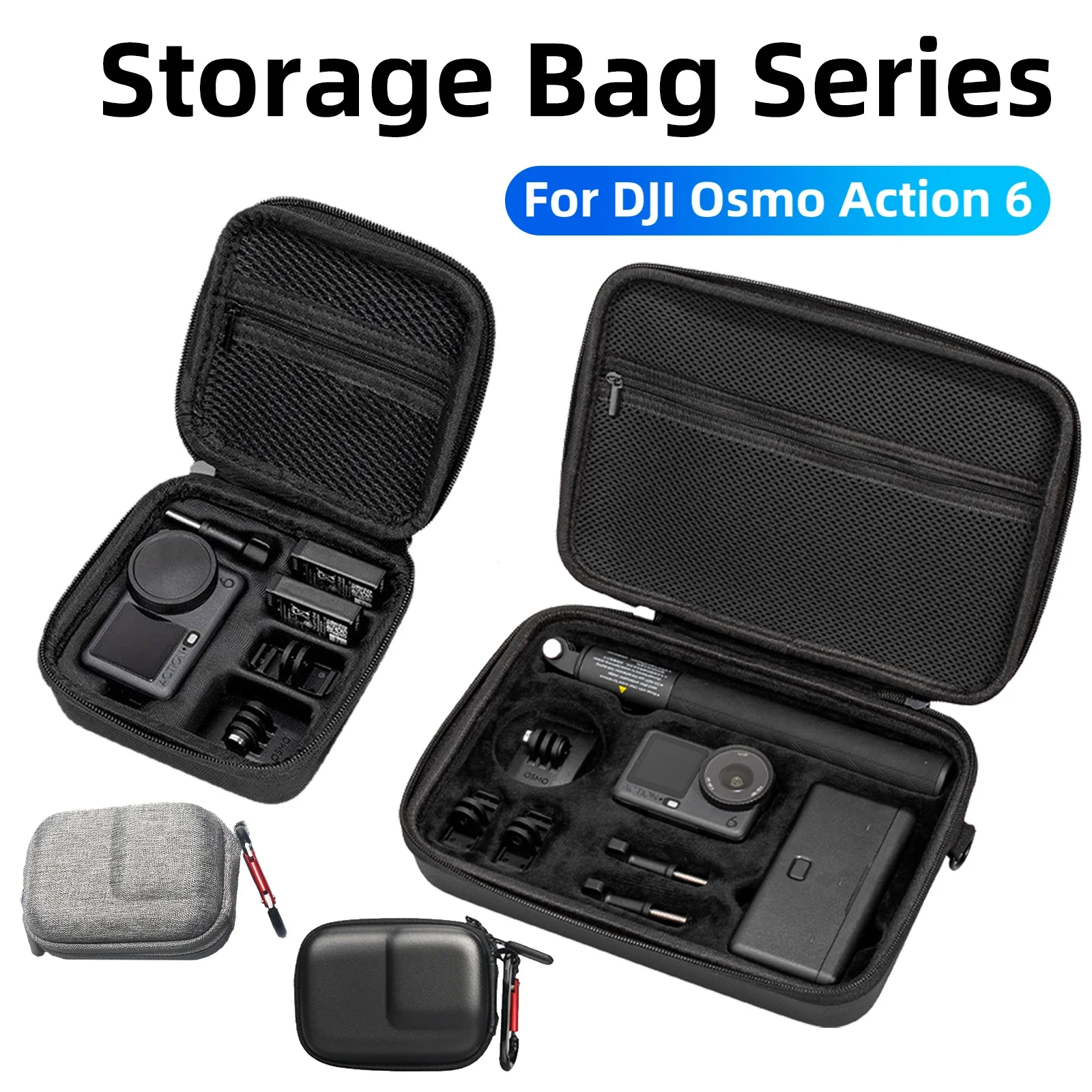 Aufbewahrungstasche für DJI Osmo Action 6, harte tragbare Tragetasche, kratzfeste Schutzhülle für Action6-Schutzzubehör Image
