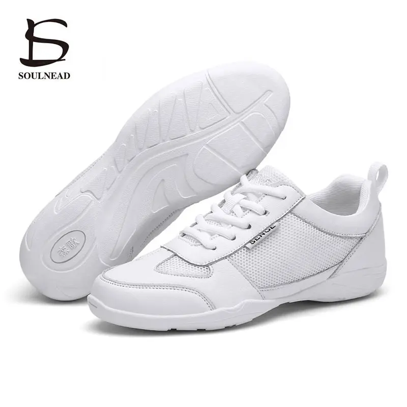 Erwachsene Frauen Aerobic Schuhe Weiß Jazz Dance Schuhe Mädchen Wettbewerbs Schuhe Weiche Sohle Weibliche Fitness Tanz Turnschuhe Größe 34-41