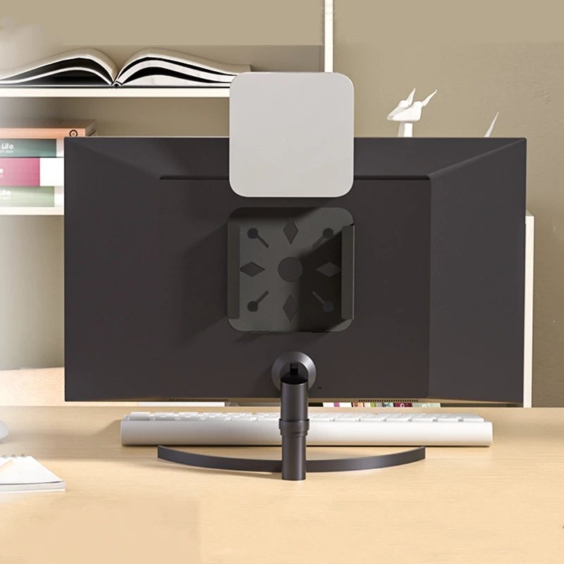 Display-Halterung für Mac Mini M2 Pro 2024, unter dem Schreibtisch, Ständerhalter für VESA-Verbindungshalterung für 2010–2023 M2 Pro Wandhalterung Image