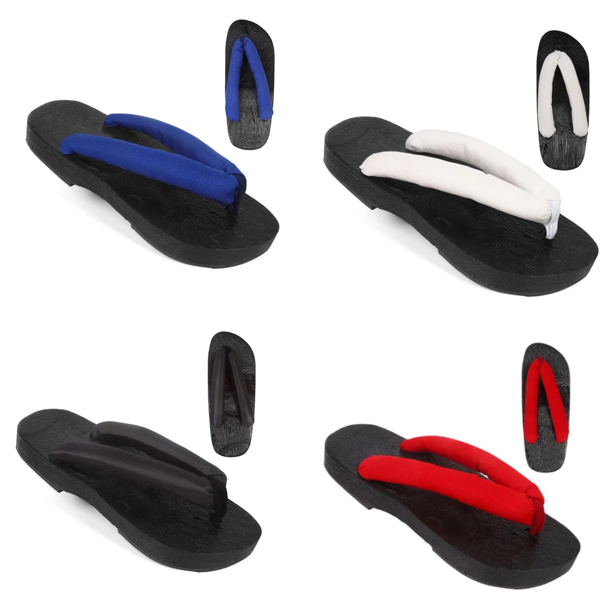 Anime Cosplay Schuhe: Kamado Tanjiro, Agatsuma Zenitsu, Hashibira Inosuke, Kochou Shinobu Japanische Clogs für Halloween Image