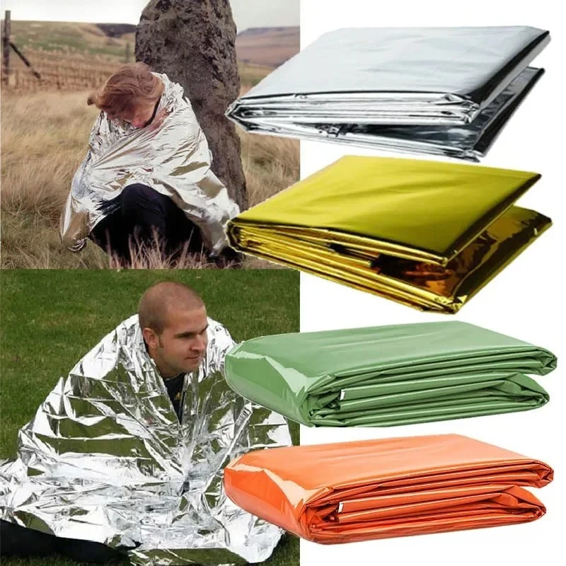 Outdoor Lebensrettende Notfall Erste Hilfe Isolierung Decke Erste Hilfe Decke Lebensrettende Decke Camping Zelt Reise Leben Decke Image