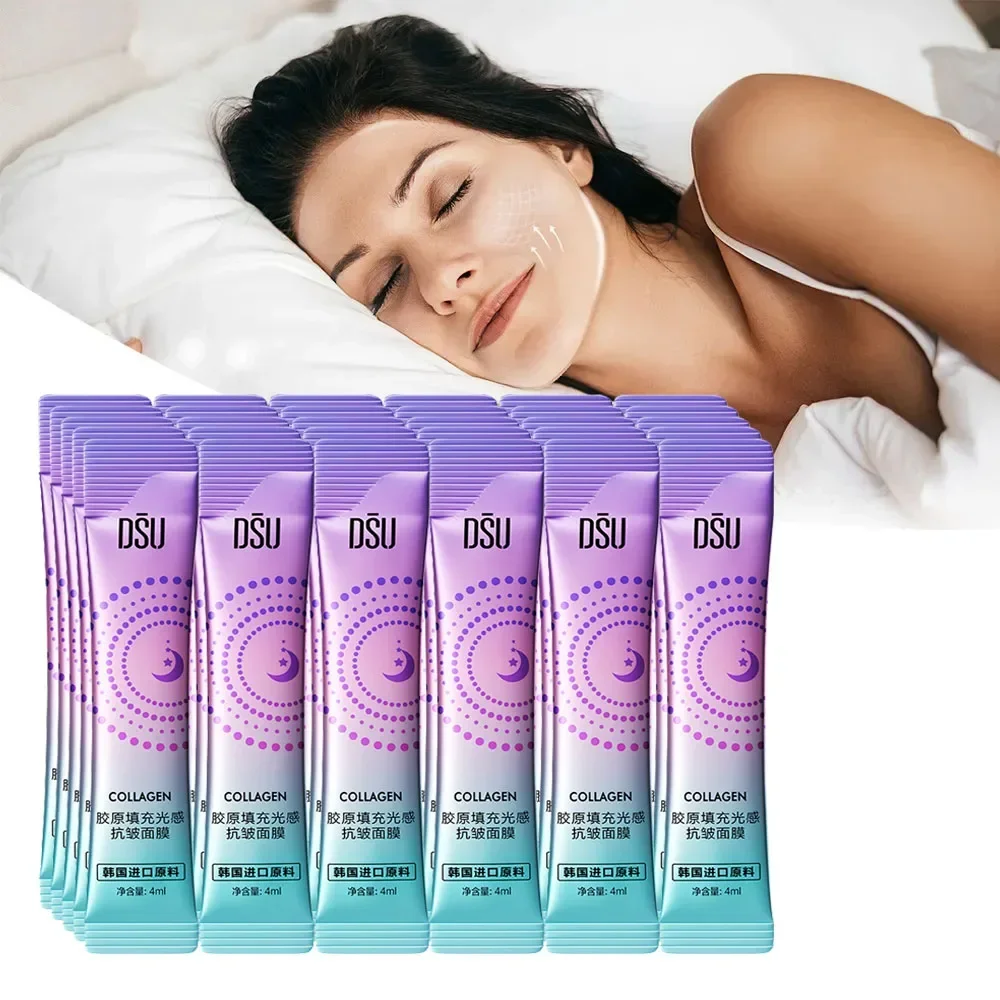 30 stücke Anti Falten Schlafen Gesichtsmasken Feuchtigkeitsspendende Straffende Kollagen Masken hautpflege Koreanische Gesichtsmaske Gesichts Hautpflege Produkte Image