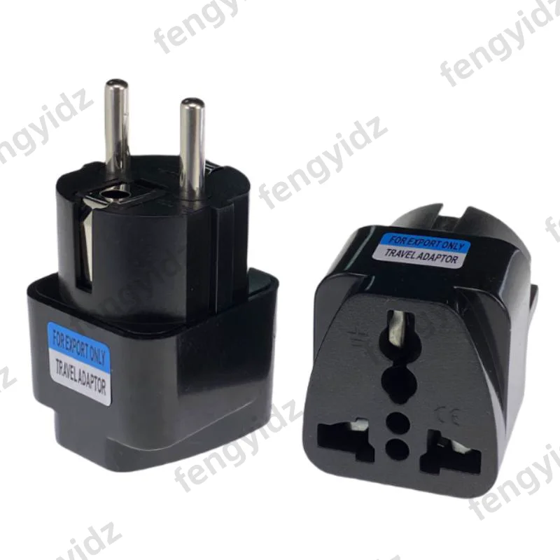 1 stücke Universal EU Stecker Adapter International AU UK US Zu EU Euro KR Reise Adapter Elektrische Stecker Konverter Steckdose Image