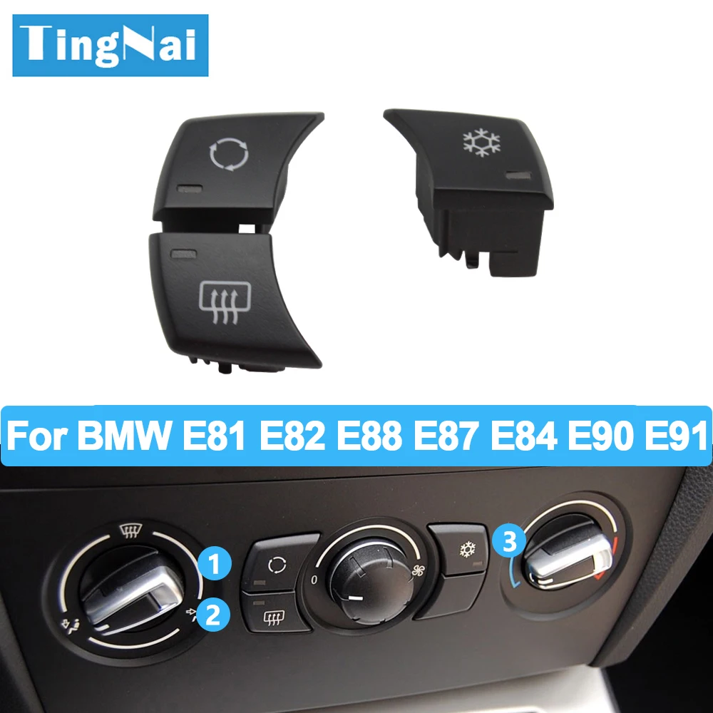 Auto Dashbord Klimaanlage AC Manuelle Steuerung-Taste Schlüssel Für BMW 1S 3S X1 E81 E82 E87 E88 e90 E91 E92 E93 E84 64119236778 Image