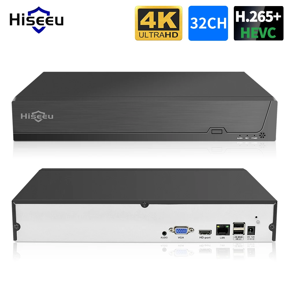 Hiseeu 25CH 5MP 32CH 1080P 8CH 4K 8MP CCTV H.265+ NVR DVR Netzwerk-Videorecorder ONVIF für IP-Sicherheitsüberwachungskamera P2P Image