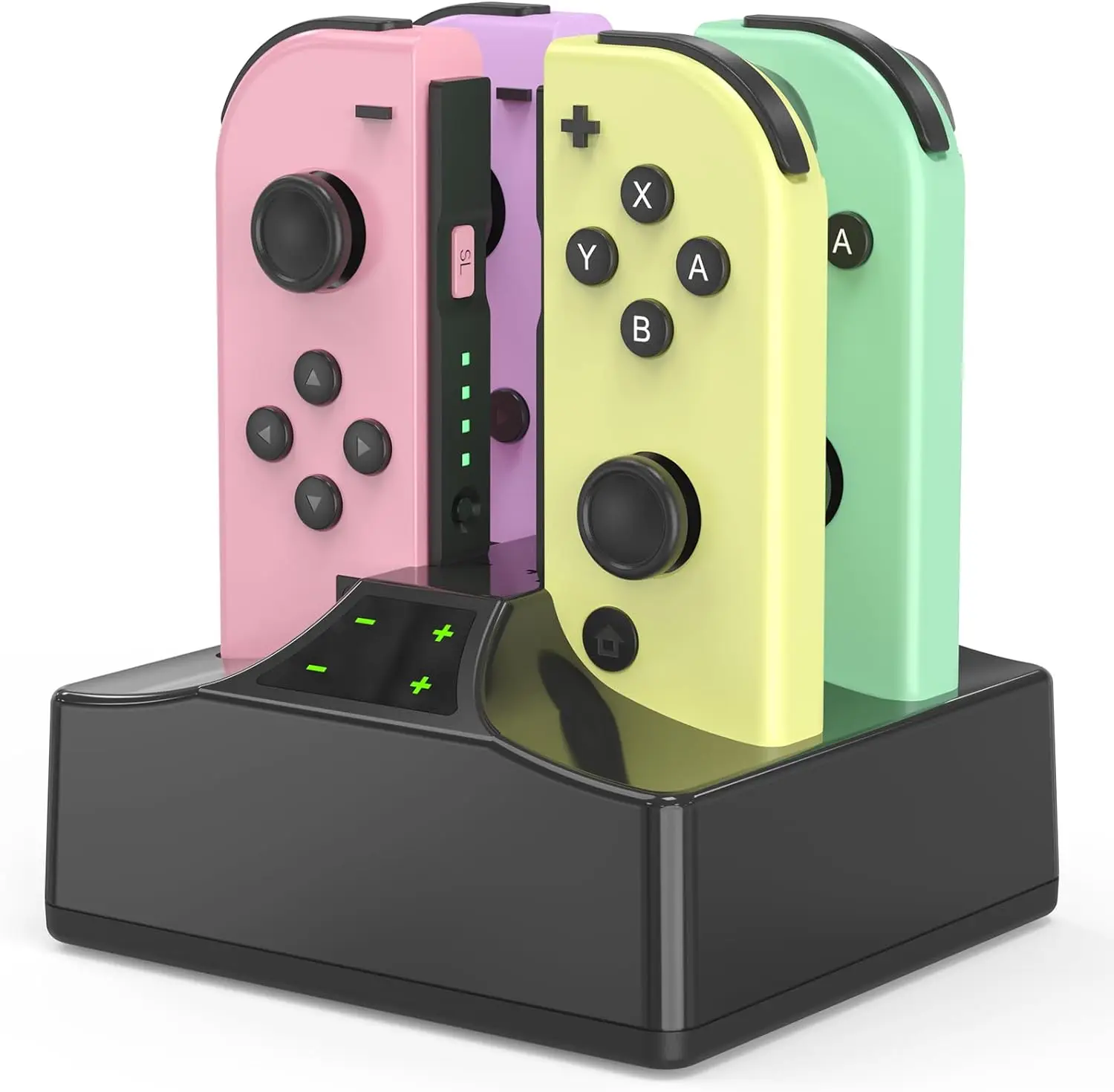 Joycon Ladestation für Nintendo Switch/Switch 2, Joy-Con Controller Ladegerät 4in1 Station für Nintendo Switch Controller Ladegerät Image