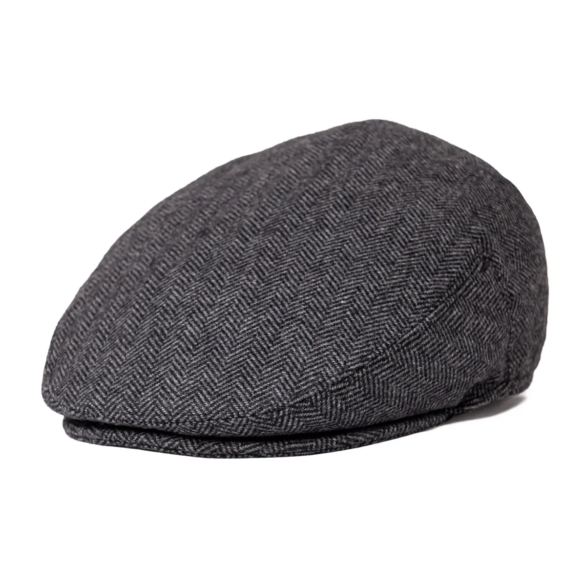 JANGOUL Fahren Flache Kappen Männer Fischgrätenmuster Wollmischung Herbst Newsboy Caps für Männer Hüte mit Knopfleiste vorne Gatsby Ivy Golf Hut Image