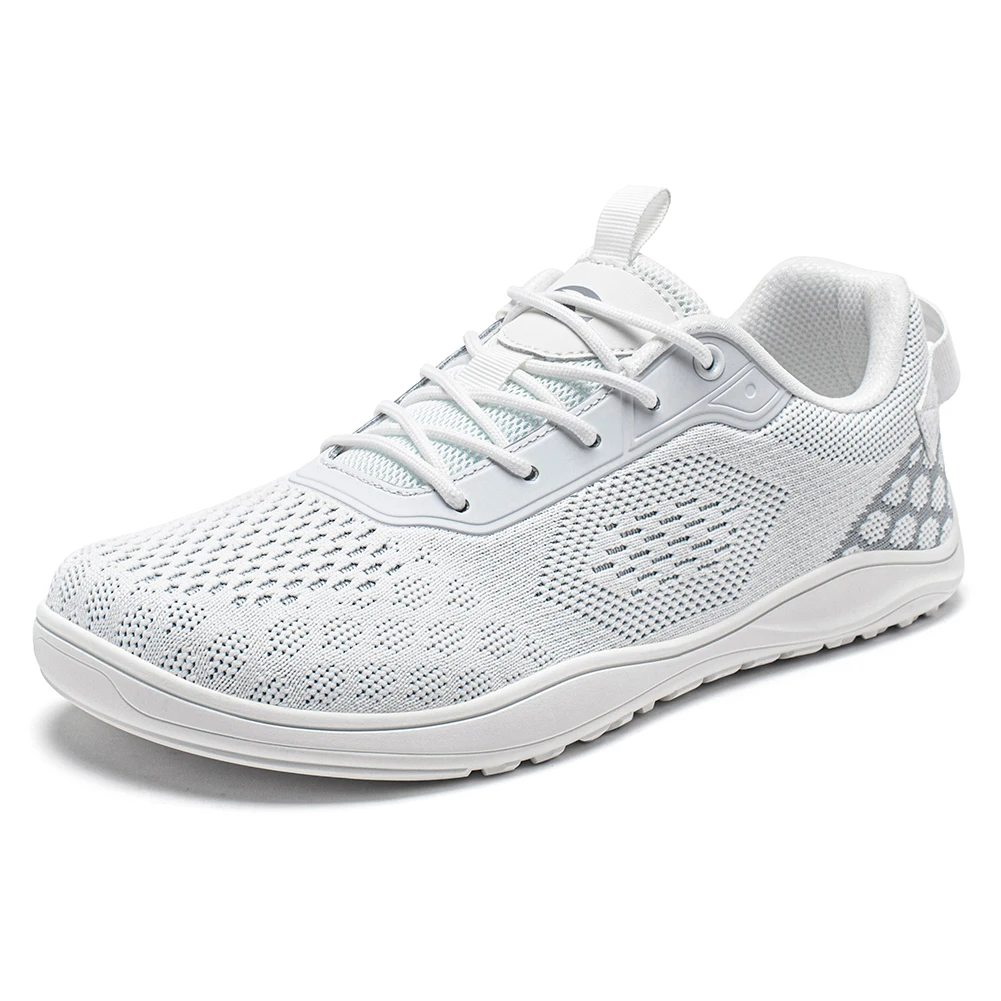 HOBIBEAR Strick-Barfußschuhe, Unisex, Zero Drop, breite Zehen-Sneaker, minimalistische, atmungsaktive, kausale Wanderschuhe Image