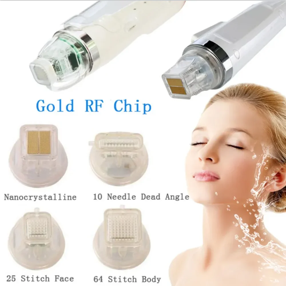 Weniger Schmerzen, nicht isolierte Mikrokartusche, 10 Pins, 25 Pins, 64 Pins, Nano-Spitzen für mikrofraktionierte RF-Radiofrequenzmaschine Image