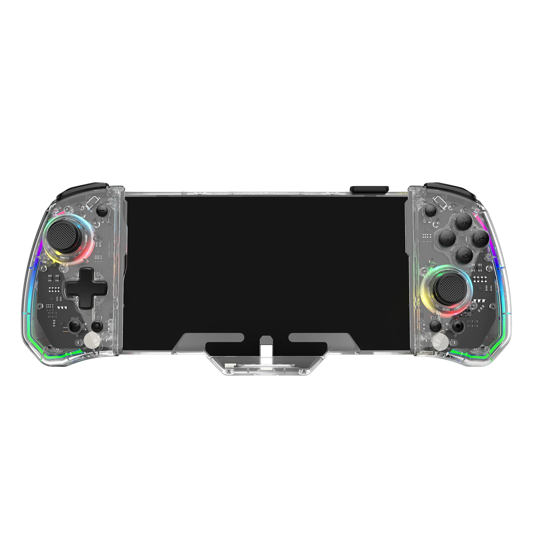 Verbesserter Controller ohne Deadzone für Switch/Switch OLED-Handmodus, einstellbares LED-Licht, ergonomisches Design, 6-Achsen-Gyro, Turb0 Image