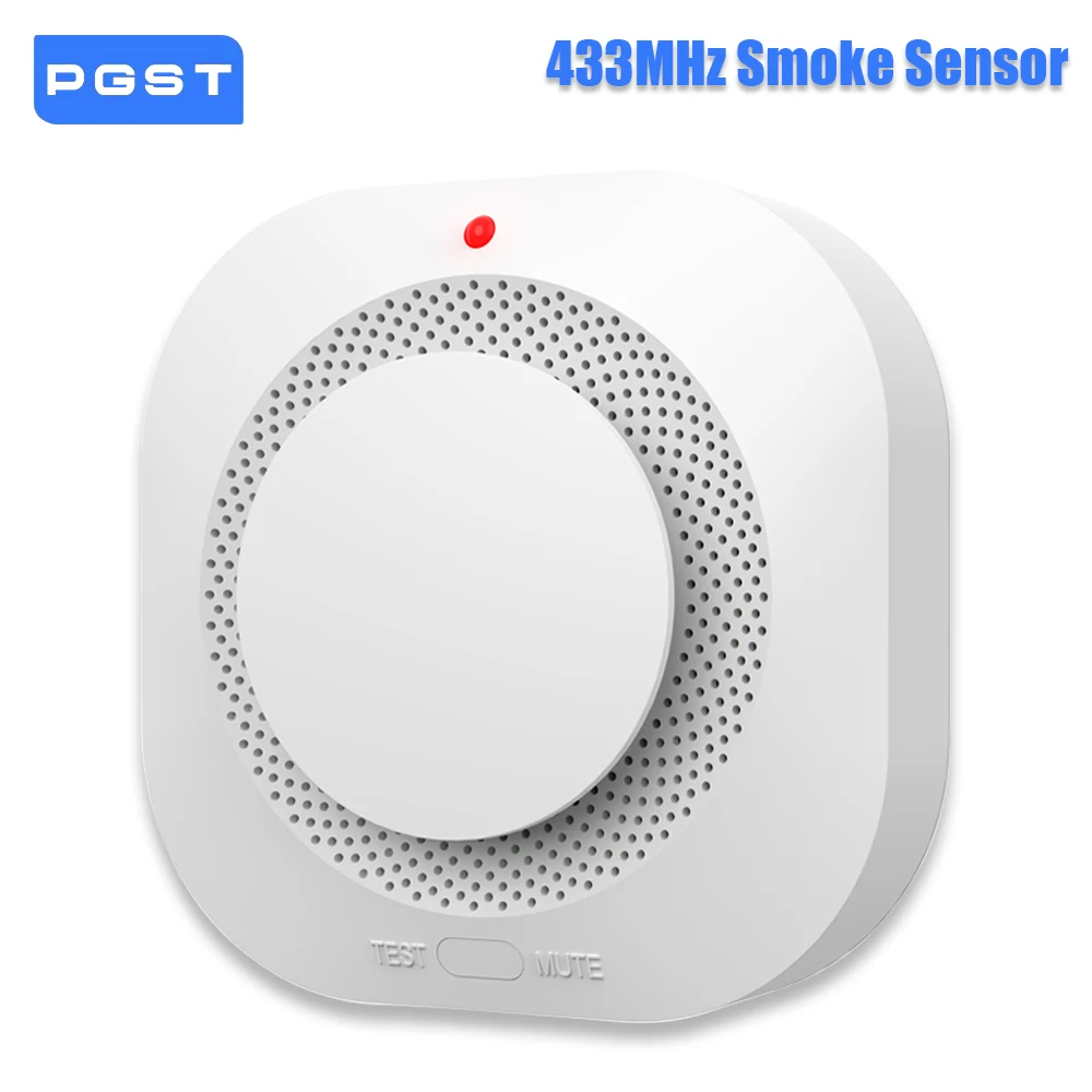 433 MHz Drahtloser Brandschutz Rauchmelder Sensor Alarmmelder für RF GSM Home Security Alarm Systeme Image