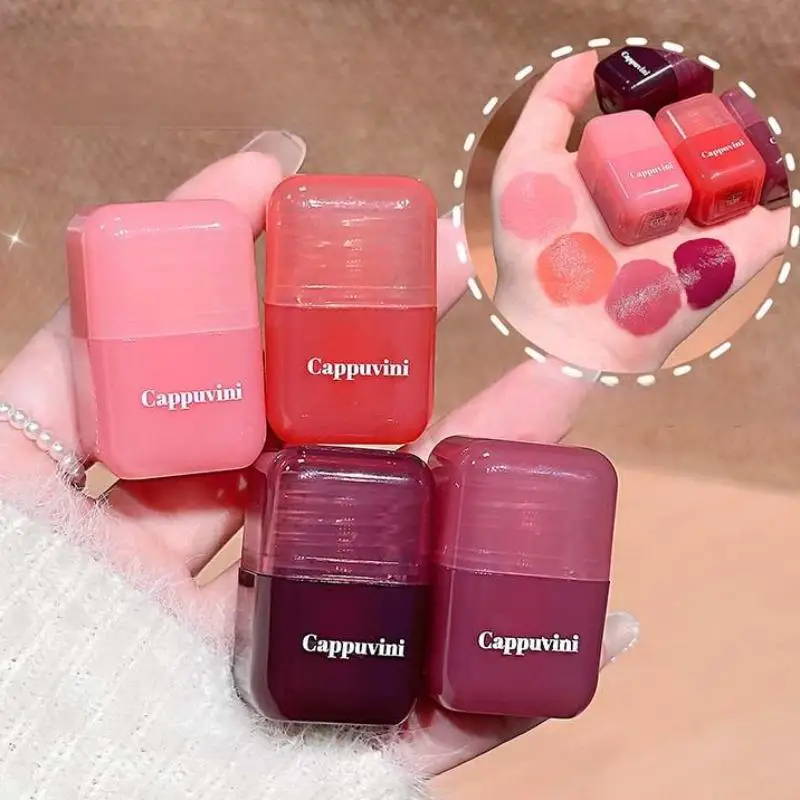 Cappuvini Mini Moisturizing Liquid Blush Energetic Pink Cheek Rouge Rouge im koreanischen Stil, langlebig, einfach aufzutragen Image