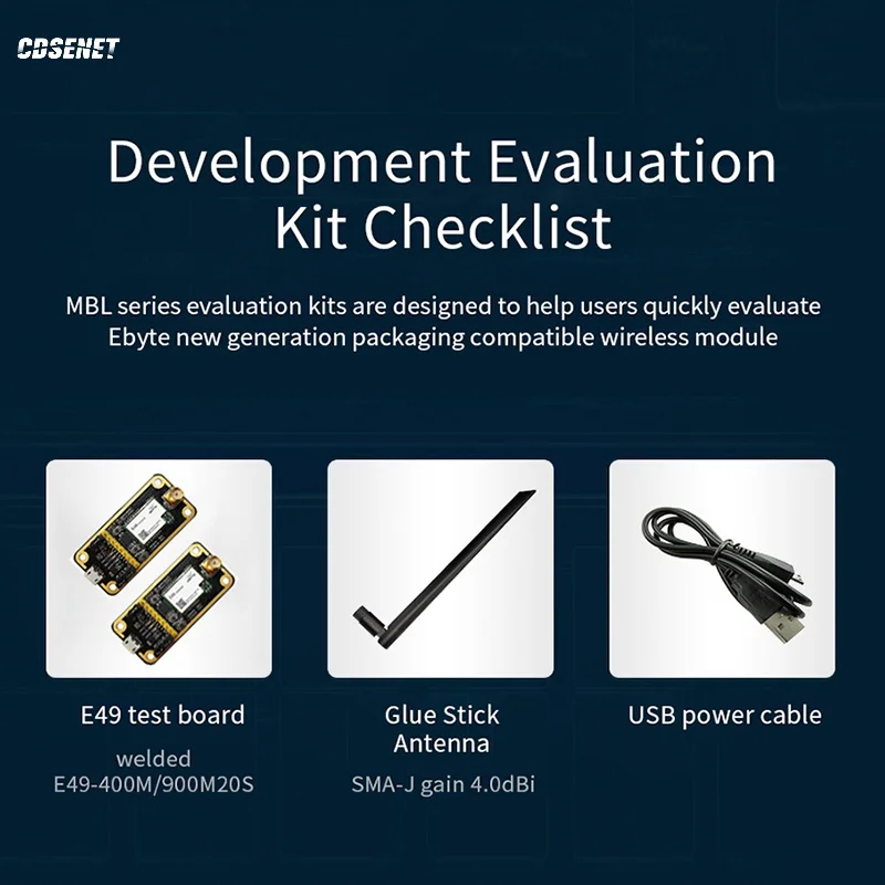 CMT2300A 868/915 MHz Wireless Modul Test Board CDSENT E49-900MBL-01 Vorgelötet E49-900M20S USB Interface Test Board Kit Image