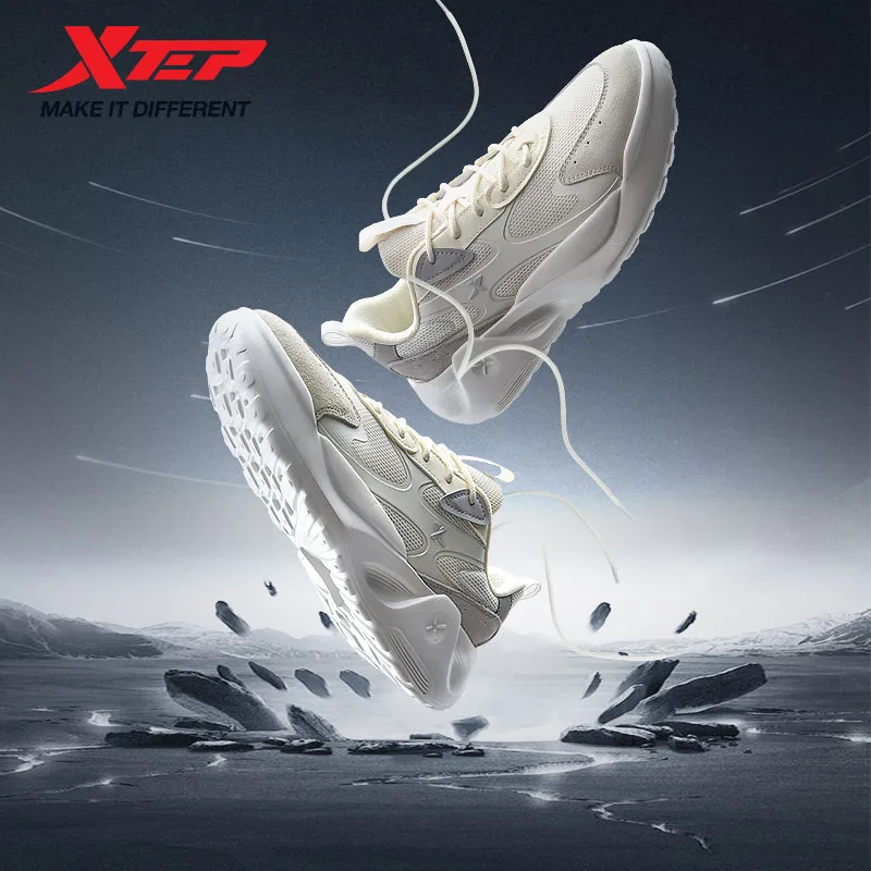 Xtep Starfall Lite Freizeitschuhe für Damen, 2025, Frühling, leichte Sportschuhe, gemütliche Alltags-Turnschuhe mit dicker Sohle 875118320018