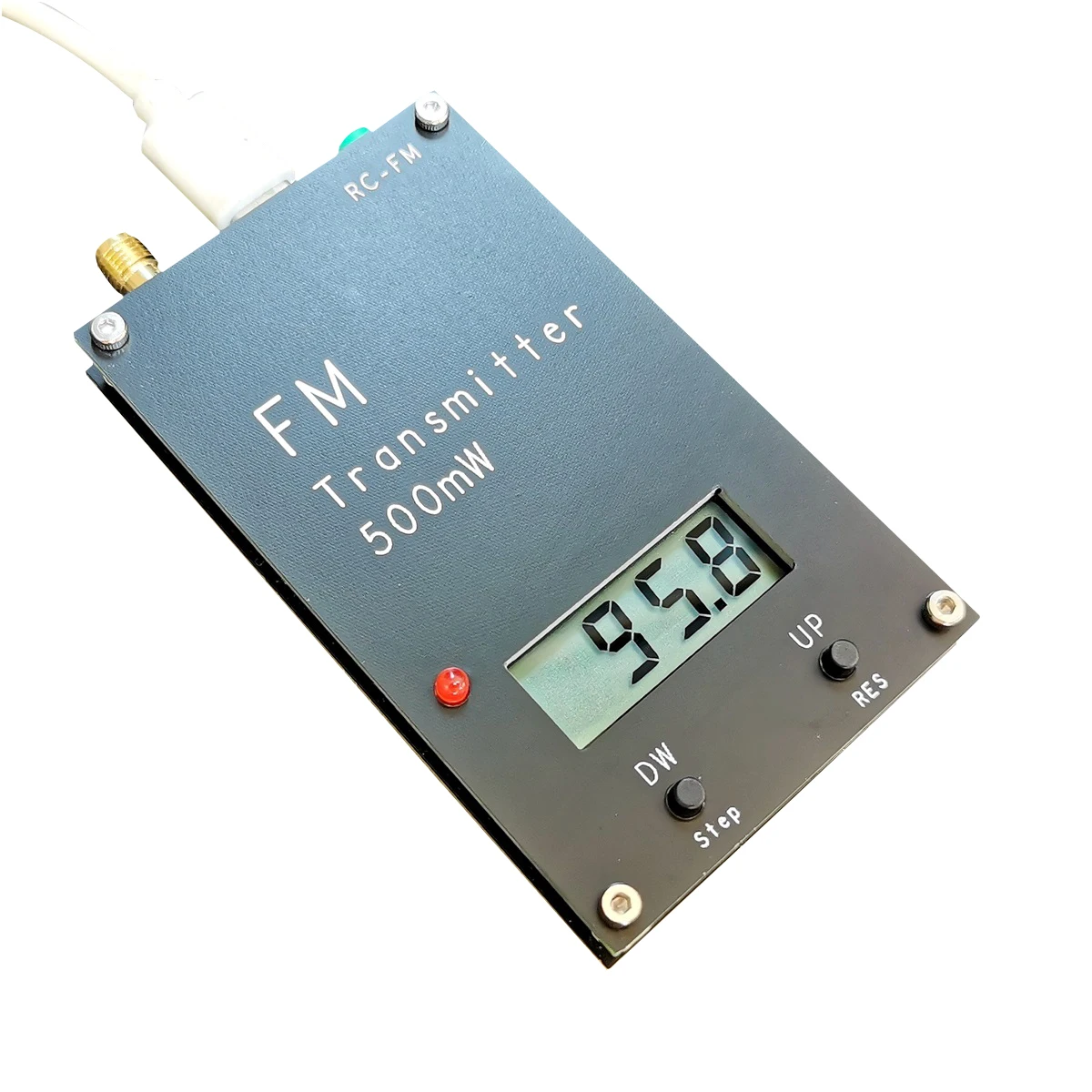 2KM 0,5W Stereo FM-Transmitter 76-108Mhz Kurzwellensignal Stereostation FM-Übertragung. Schule. Parkplatz im Auto. Kirchenradio Image