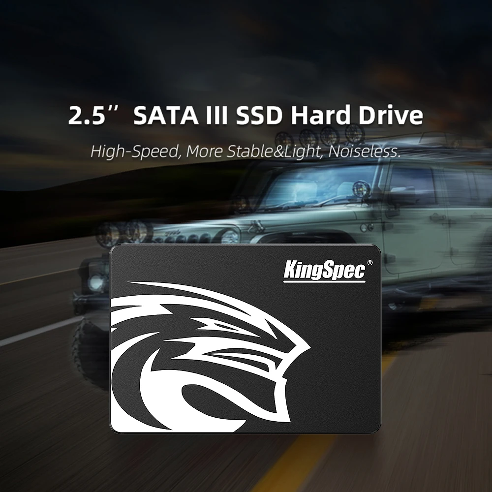KingSpec SSD 2,5 SATA 512 GB 256 GB SSD Interne Festplatte 120 GB SATA 3 Festplatte Internes Laufwerk SSD für Desktop-PC Laptop Image
