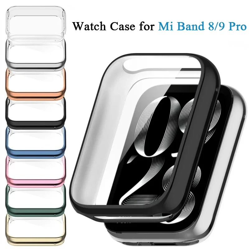 Weiche TPU-Hülle für Xiaomi Mi Band 8 Pro Smart Watch Strap Bumper Cover Displayschutzfolie für Xiaomi Mi Band 9 Pro Image