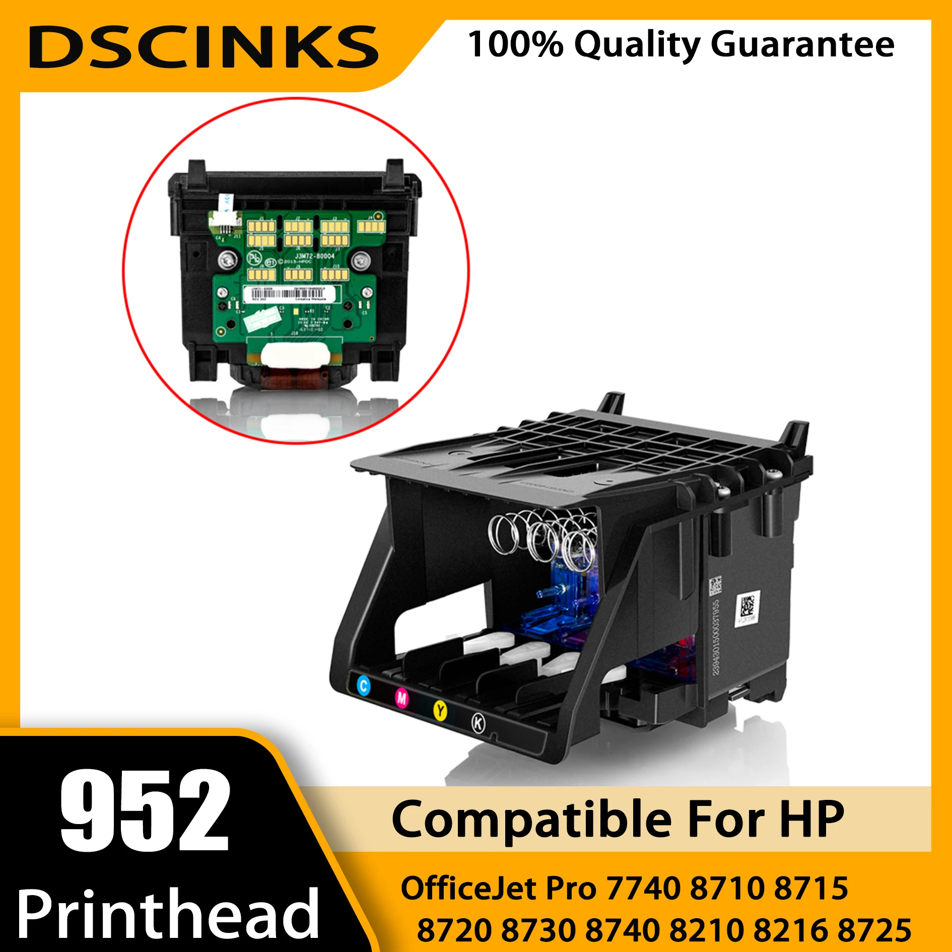 Für HP 952 953 954 955 Druckkopf Ersatz Für HP OfficeJet Pro 7740 7730 7720 8210 8710 8730 8740 8216 8720 8725 Drucker Image